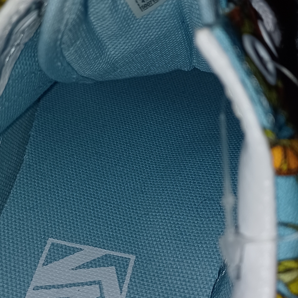 NWT and box VAN'S. Fruity blue men5/women7